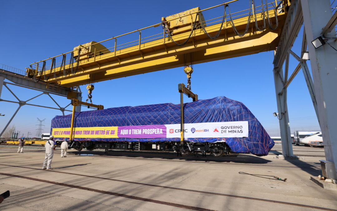 O primeiro novo trem do Metrô BH vem aí!